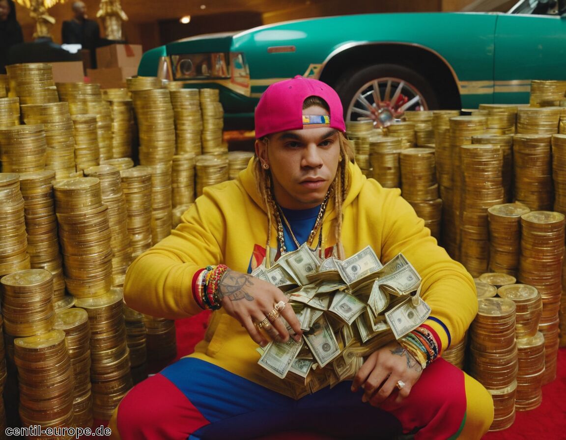 Erlöse aus exklusiven Merchandise-Artikeln   - 6ix9ine Vermögen » Musik und Millionen