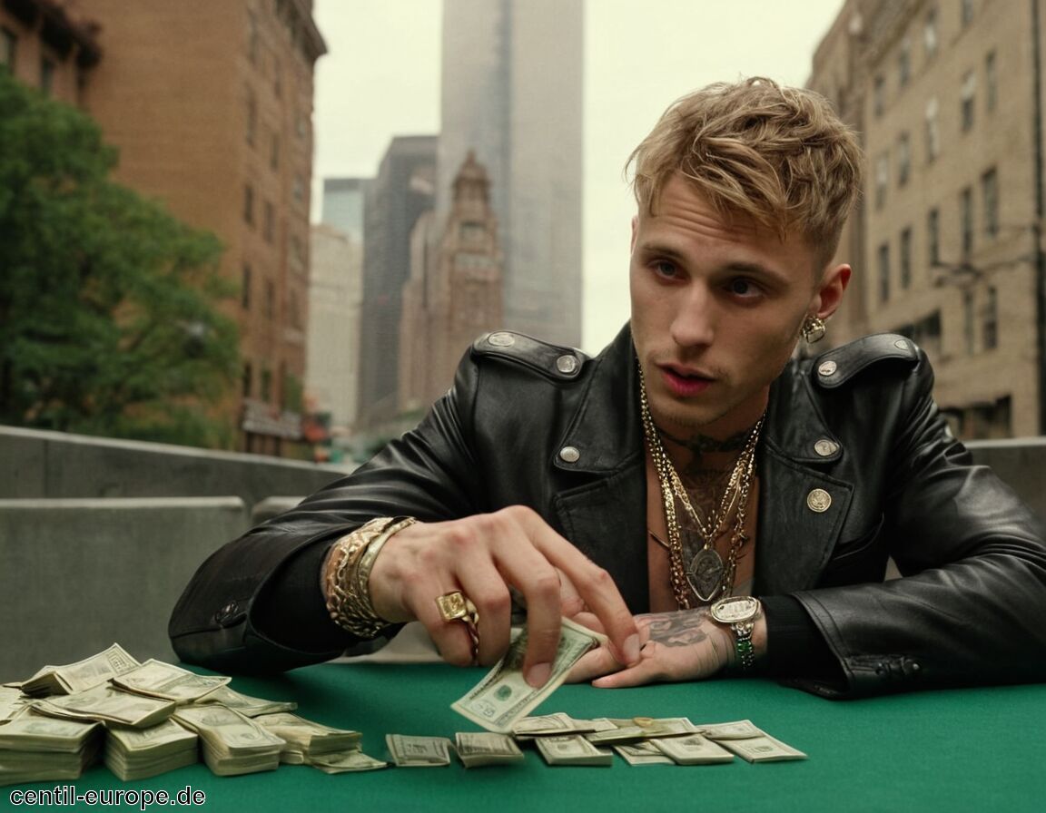 Erträge durch Werbedeals und Markenkooperationen   - Machine Gun Kelly Vermögen » Millionen auf dem Konto