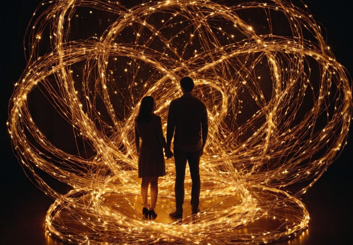Energetische Verbindung zwischen zwei Menschen » Die unsichtbaren Fäden